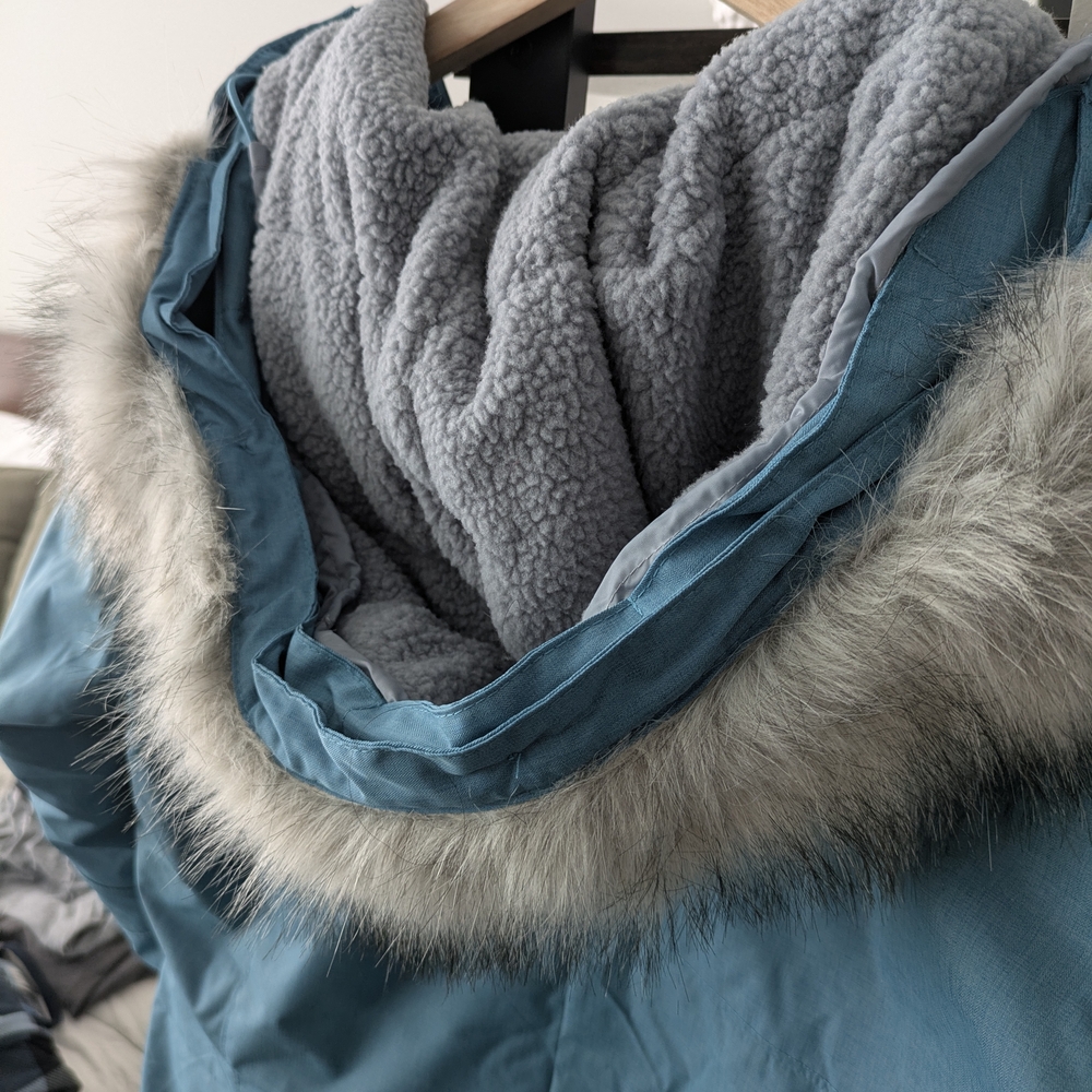 Columbia Women's Blue Hooded Jacket - Picture 6 of 7